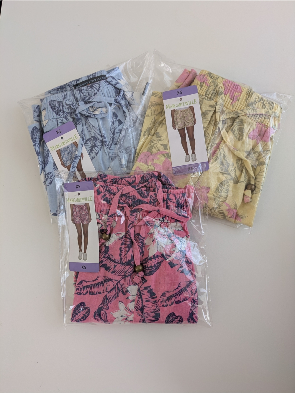 Margaritaville Women's Beach Linen Shorts Set Of 3